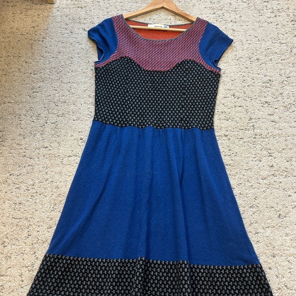 Sparrow (Anthropologie) M cotton/wool blend dress GUC - Picture 10 of 16
